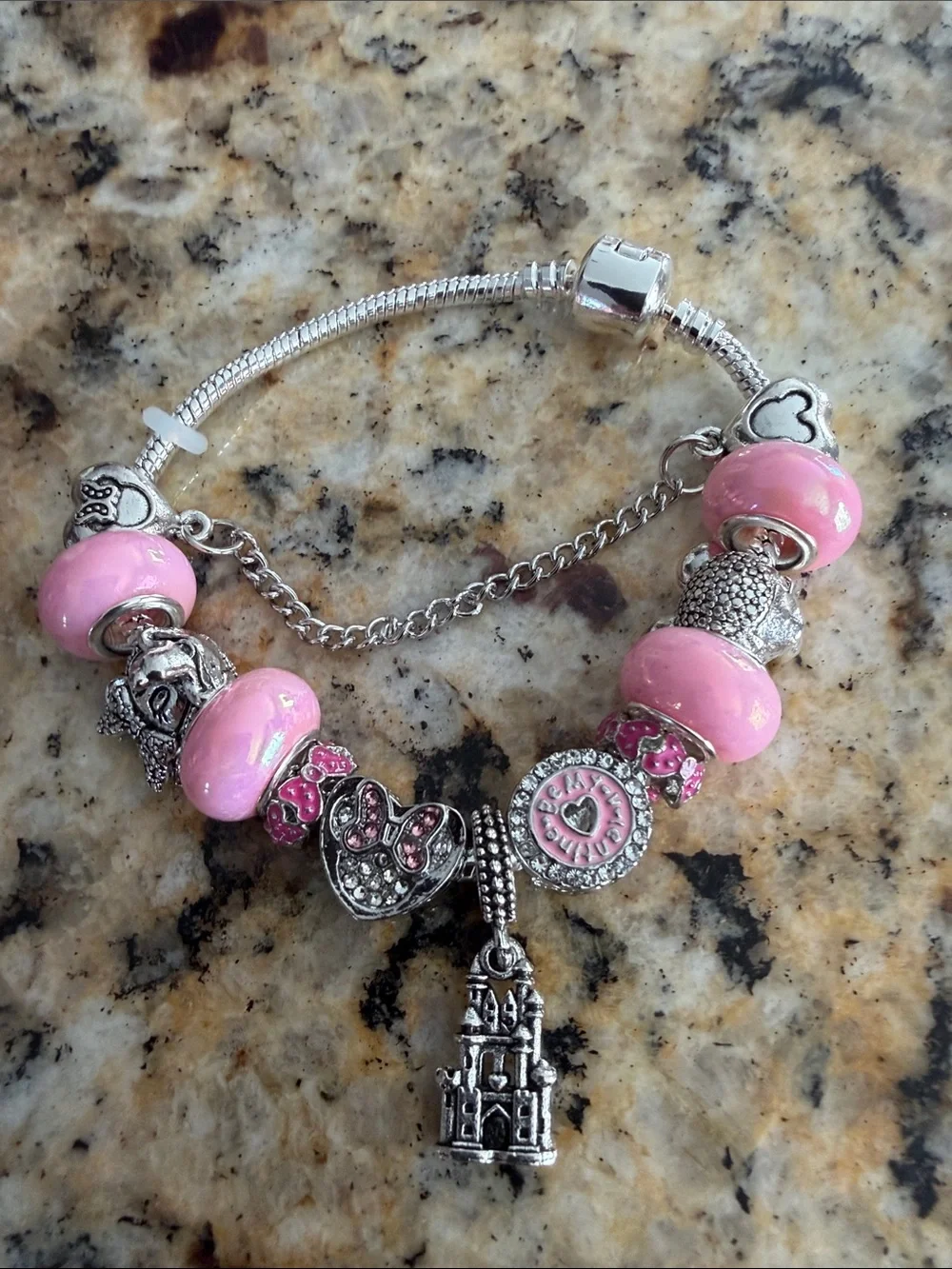 Disney bracelet pink